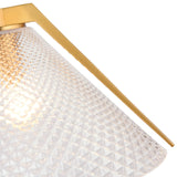Baltic Pendant Light Brass Clear By Artcraft Detailed View