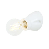 Baltimore Angled Flush Light Fitting - White