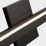 Banda Vanity Light Small Dark Bronze By Visual Comfort Detailed View 1