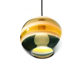 Banded Orb Pendant Aqua By Siemon Salazar Detailed View