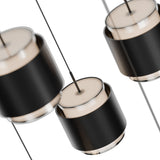 Banded Round Multi-Light Suspension