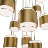 Banded Round Multi-Light Suspension