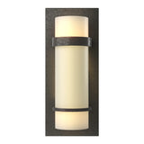 Banded Wall Sconce in Natural Iron by Hubbardton Forge