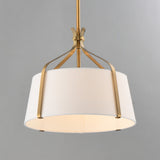 Bandera Pendant Natural Aged Brass by Maxim Lighting