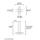 Banner Hover Multi-Light LED Pendant by ET2 - Light Compact