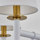 Banyan Chandelier White Aged Brass By Mitzi Detailed View1
