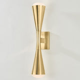 Barcelona Wall Sconce Vintage Brass By Corbett With Light
