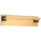 Baretta Vanity Light Aged Gold Brass Small By Matteo - Side View