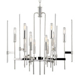 Bari Chandelier - 12-Light - Polished Nickel by Hudson Valley