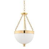 Barrington Pendant - 14 Inch - Aged Brass by Hudson Valley