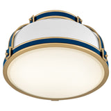 Barton Flush Mount Gloss White By Hinkley - Down View