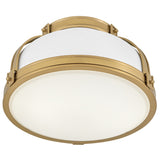 Barton Flush Mount Matte White By Hinkley - Down View