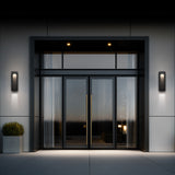 Basalt Stone-Black 24inch Cadey Outdoor Wall Sconce by Modern Forms in Outdoor Area