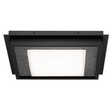 Basalt Stone-Black Grandstand 4CCT Flush Mount by Modern Forms