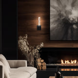 Baton Wall Light Black By Schonbek Beyond - Lifestyle View