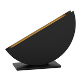 Bau Accent Table Lamp Nightshade Black By Visual Comfort Modern Side View