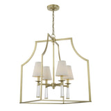 Baxter Chandelier 22'' Aged Brass