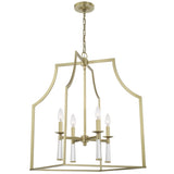 Baxter Chandelier 22'' Aged Brass