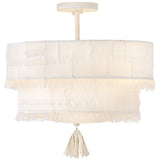 Baya Medium Semi Flush Mount On By Hinkley Front View 1