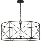Beatrix Lantern Chandelier — 30", Aged Iron