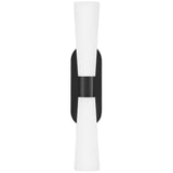 Beau Wall Sconce Black By Lark Living - Front View