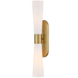 Beau Wall Sconce Lacquered Brass By Lark Living - Side View1