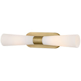 Beau Wall Sconce Lacquered Brass By Lark Living - Side View3