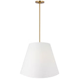 Beauvoir Pendant Medium Burnished Brass By Visual Comfort Studio - Front View1