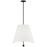 Beauvoir Pendant Medium Midnight Black By Visual Comfort Studio - Front View5