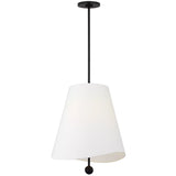 Beauvoir Pendant Small Midnight Black By Visual Comfort Studio - Front View2