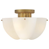 Becca Medium Semi-Flush Mount - Heritage Brass - by Hinkley