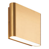 Beckett Outdoor Wall Sconce 5.875 Inch Aged Gold Brass