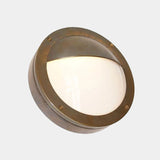 Begawan Semi-Flush Wall Light Antique Brass