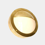 Begawan Semi-Flush Wall Light Raw Brass
