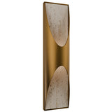 Beige Travertine-Aged Brass Kastlerock 4CCT Wall Sconce by Modern Forms