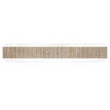 Beige Travertine-Aged Brass Magnate Vanity Light by Modern Forms