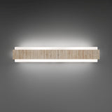 Beige Travertine-Aged Brass Magnate Vanity Light by Modern Forms