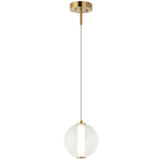 Belange Pendant Light Medium Aged Gold Brass By Matteo
