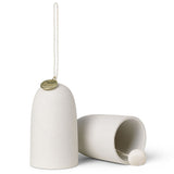 Bell Ceramic Ornament Set of 2 By Ferm Living - Down View