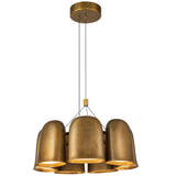 Bell Chandelier Vintage Brass By Kuzco