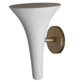 Bella Ceramic Wall Light White By Geo Contemporary