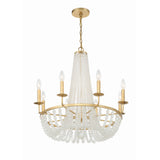 Bella Chandelier 26'' Antique Gold