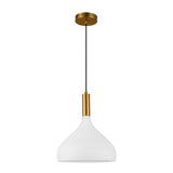 Belleview Pendant Light Aged Gold Opal Glass By Alora