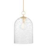 Belleville Pendant - 14 Inch - Aged Brass by Hudson Valley