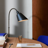 Bellevue Floor Lamp Stone Grey Bronzed Brass By And Tradition Lifestyle View1