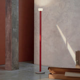 Bellhop Floor Lamp Brick Red By Flos - Lifestyle View2