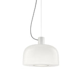 Bellhop Glass Pendant Light Large White by Flos