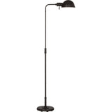 Belmont Task Floor Lamp — 20 1/8", Aged Iron, Aged Iron