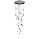 Beluga Multi-Light Suspension 25 Lights By Avenue Lighting - Top View