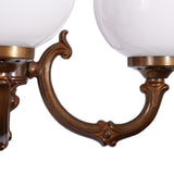 Ben 2 Arm Wall Light - Antique Brass